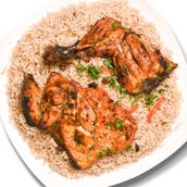 Afghani Pulao With Tikka