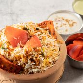 Mushroom Tikka Biryani