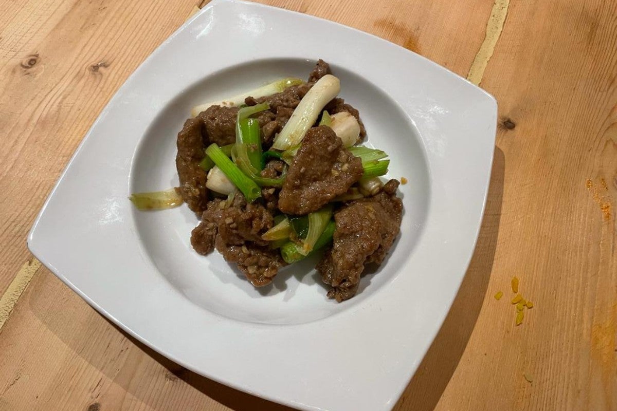 Sizzling Genghis Beef