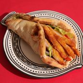 cheesy Crispy Chicken Naan 