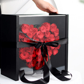 Black Heavenly Heart Box
