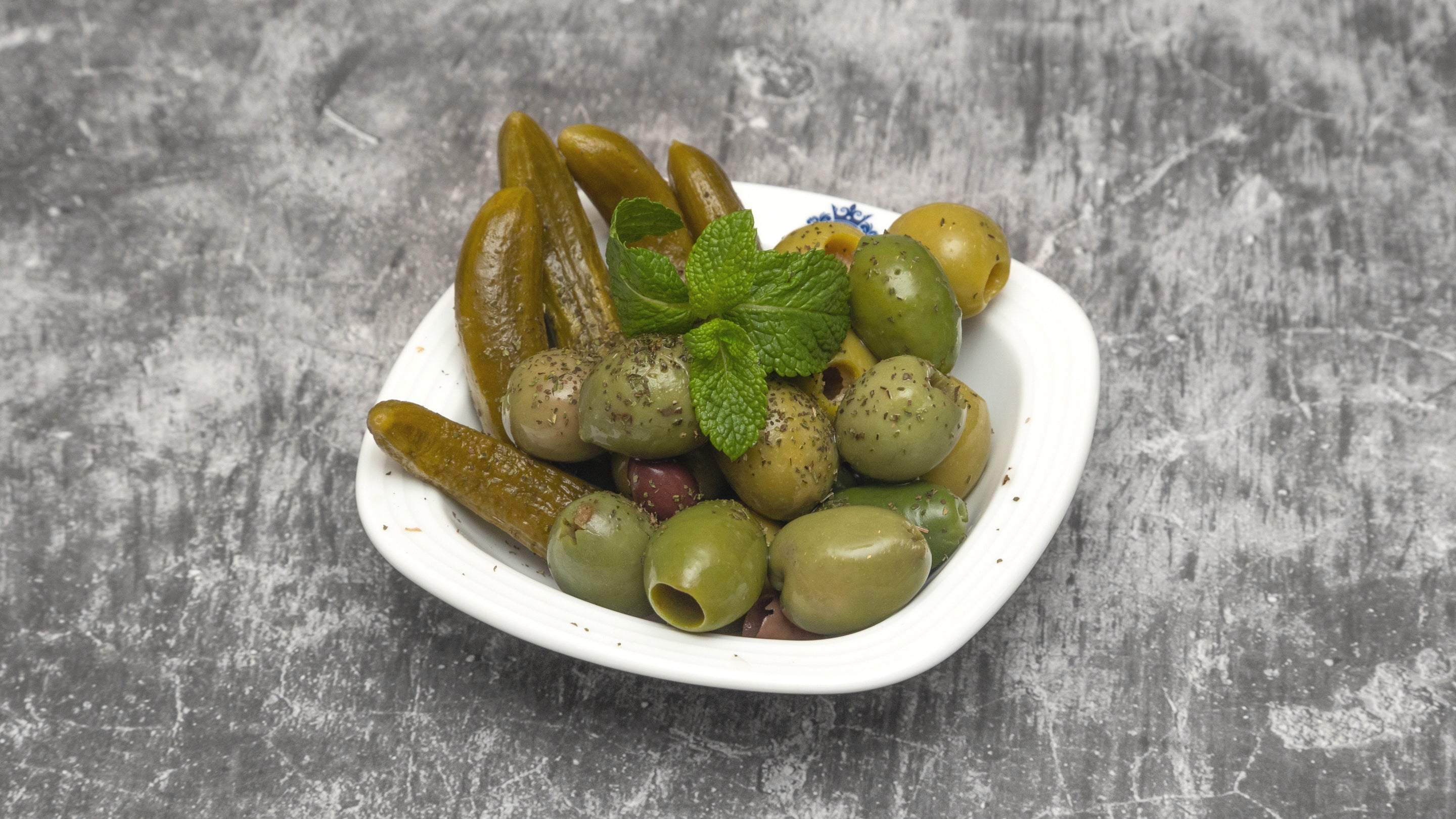 Gherkins and Olives خیار شور و زیتون
