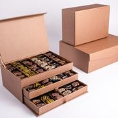 Al Taresh Medium Box Dipped Chocolate Dates