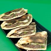 Alexandrian Hawawshi Meat Sandwich