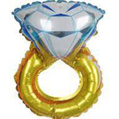 Engagement Ring Helium Balloon