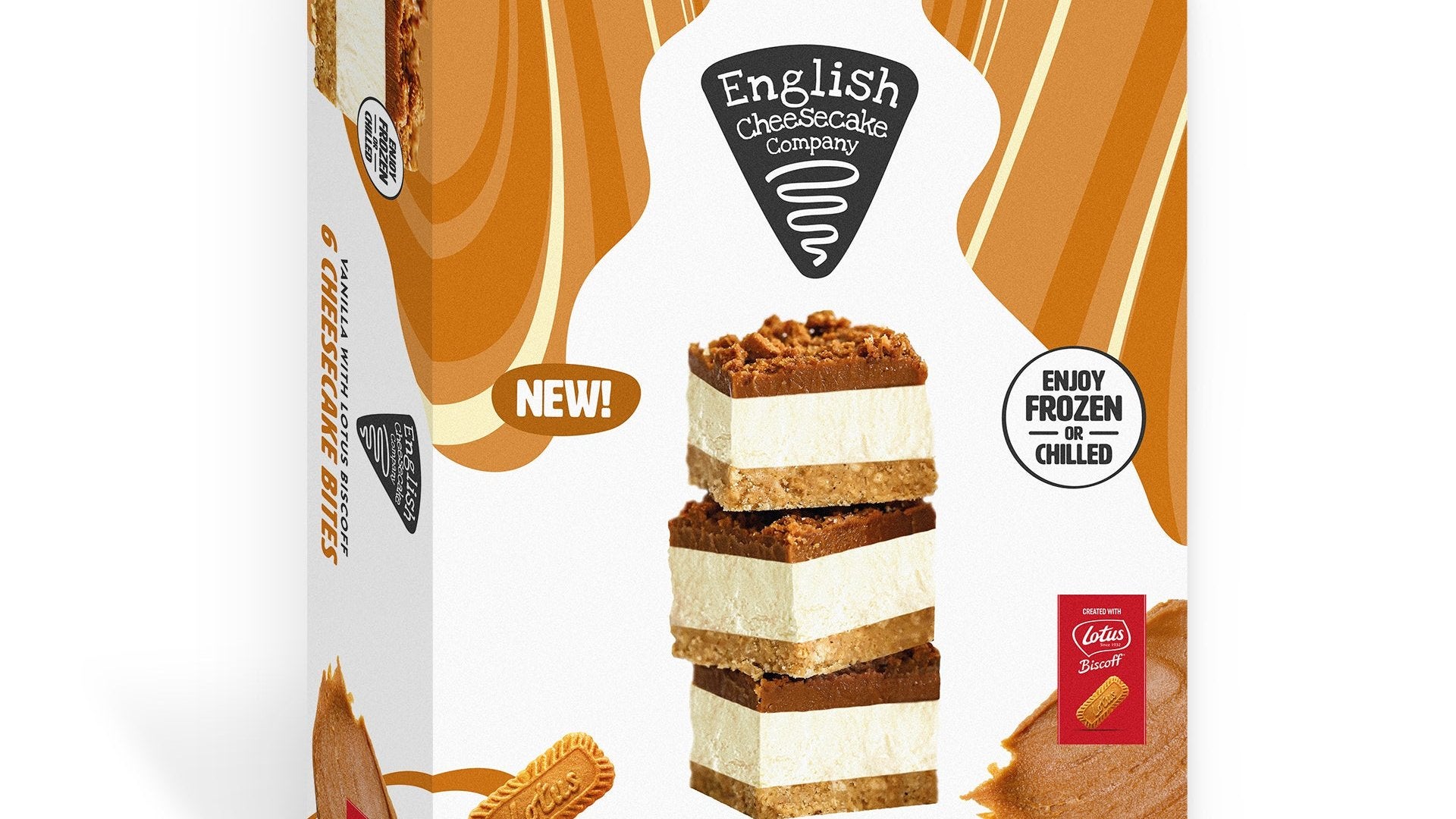 Vanilla with Lotus Biscoff Cheesecake Bites