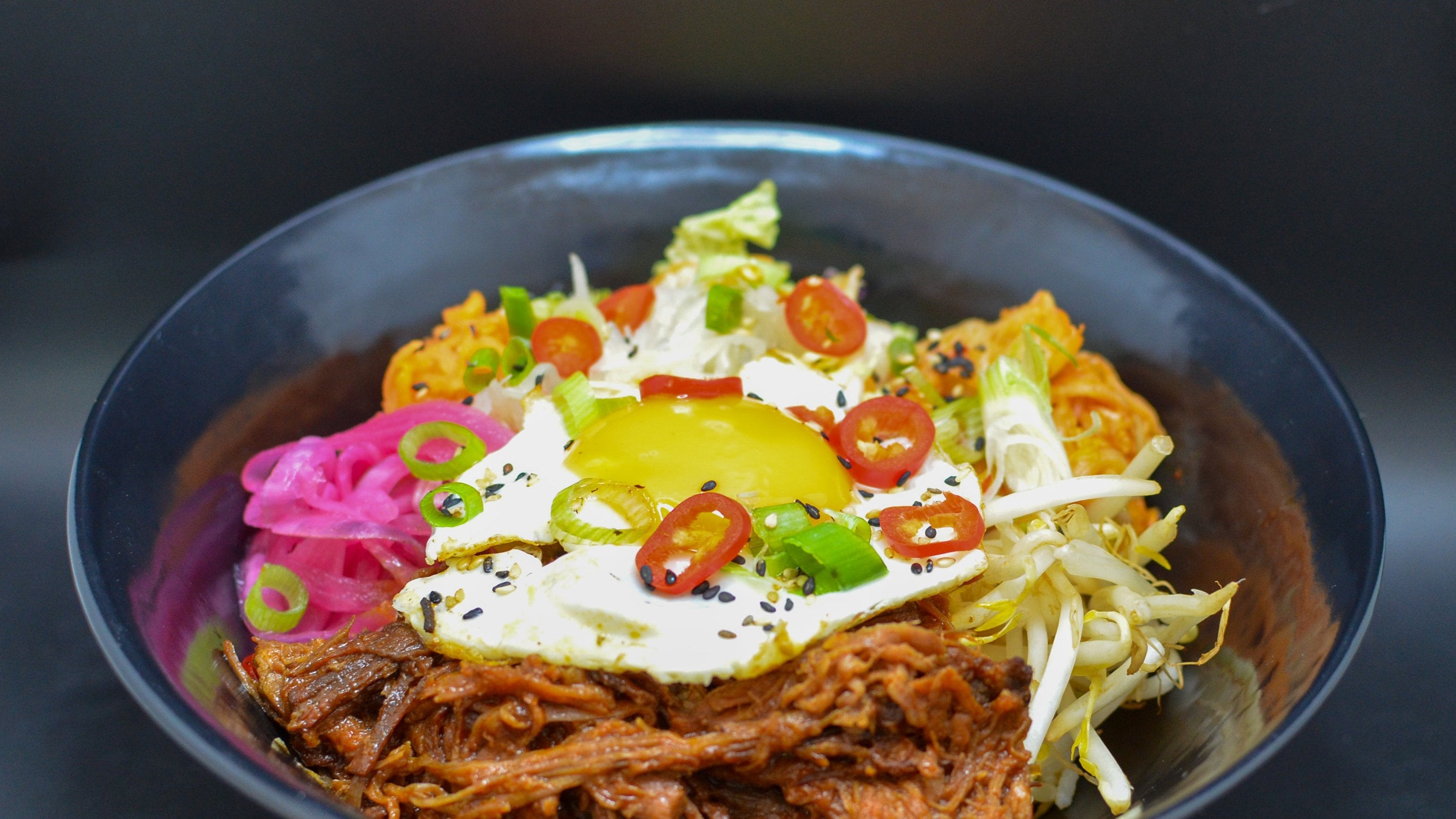 Korean Braised  Beef Brisket Bibimbap