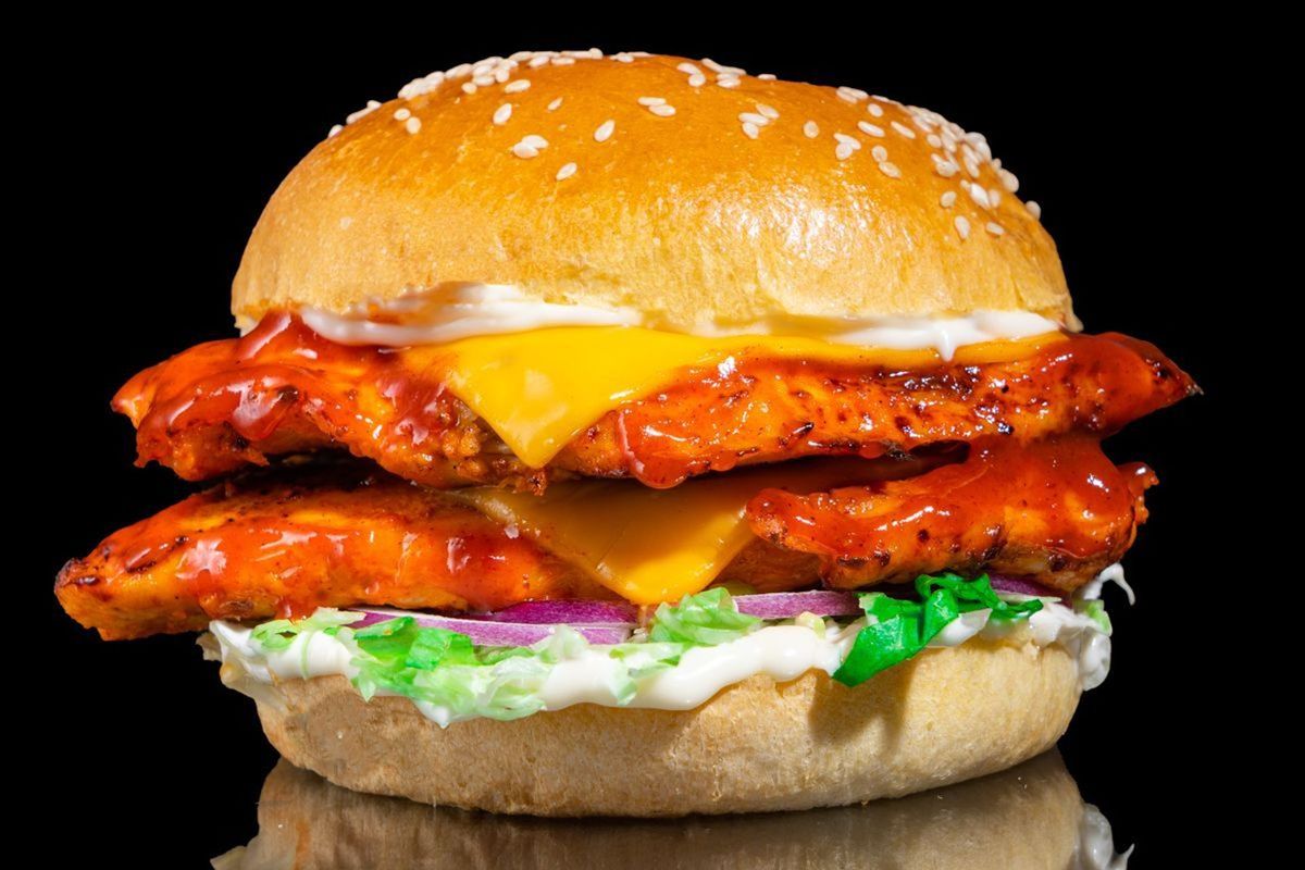 Double Blazing Peri Burger
