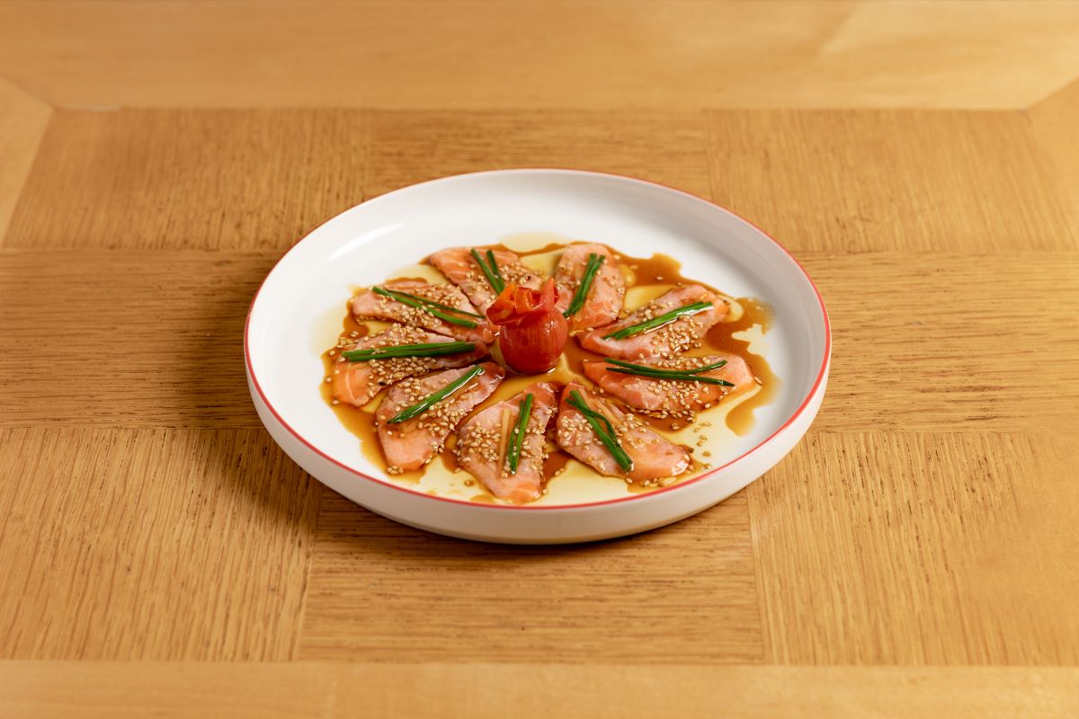 New Style Salmon Sashimi