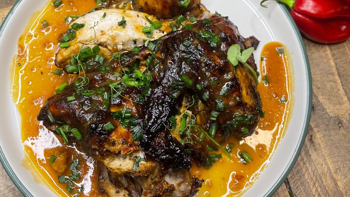 1/4 Jerk Chicken