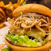 Mushroom Truffle Burger  