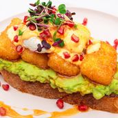 Hot Honey Halloumi on Toast