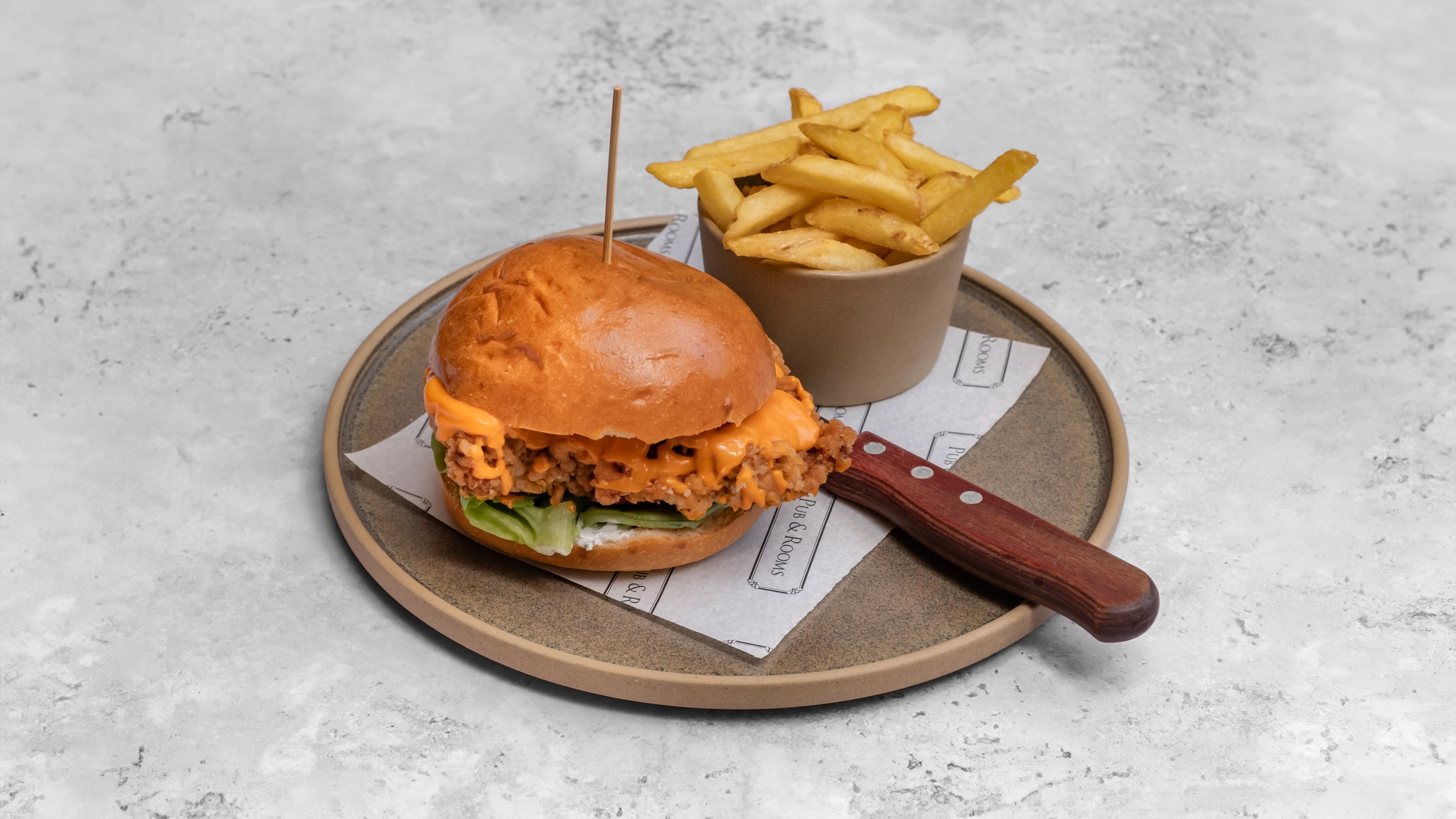 Buffalo Chicken Burger
