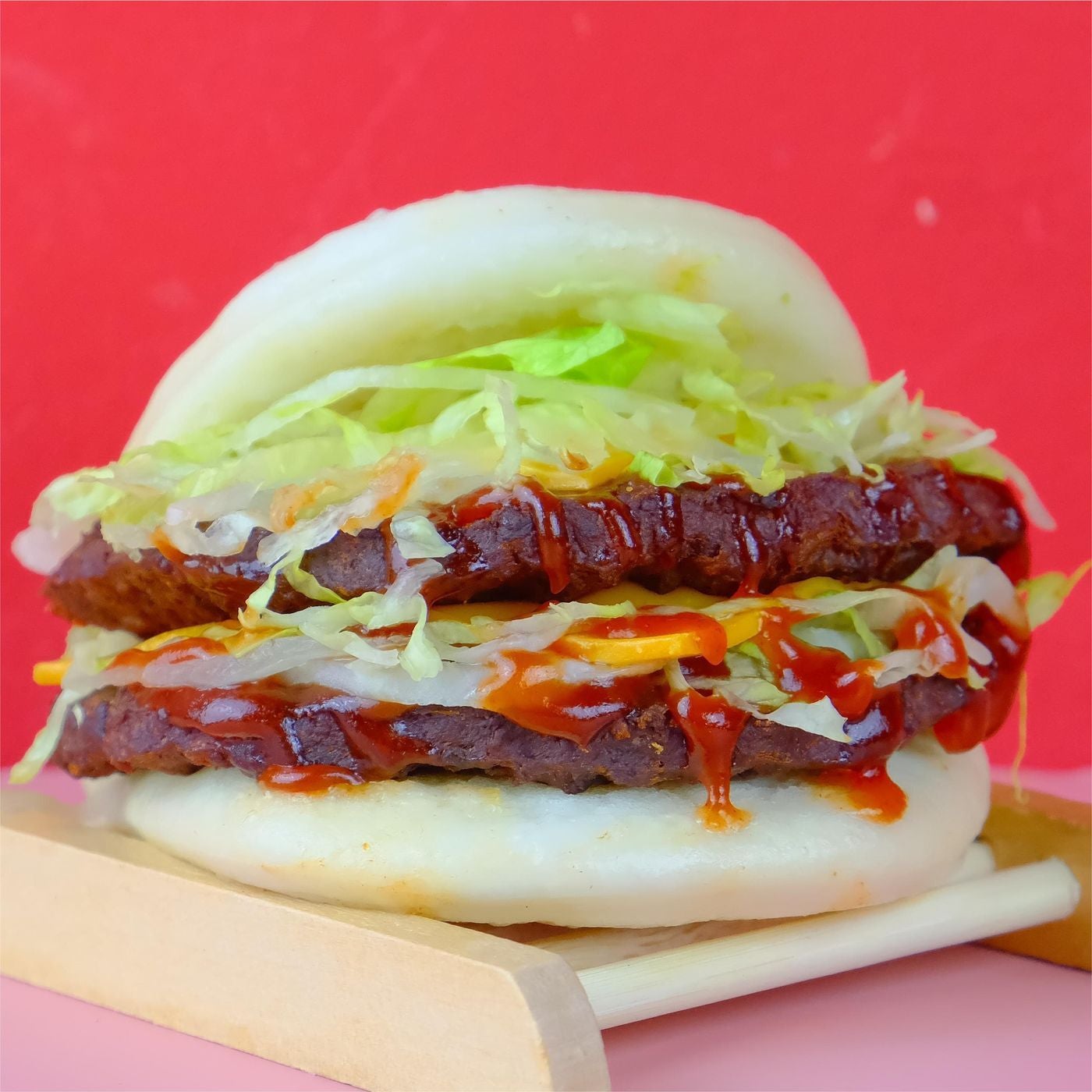 Cheese Burger Bao