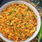 Schezwan Fried Rice Egg