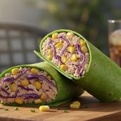 Tuna Tortilla with Corn
