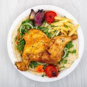 Half Chicken Charcoal
