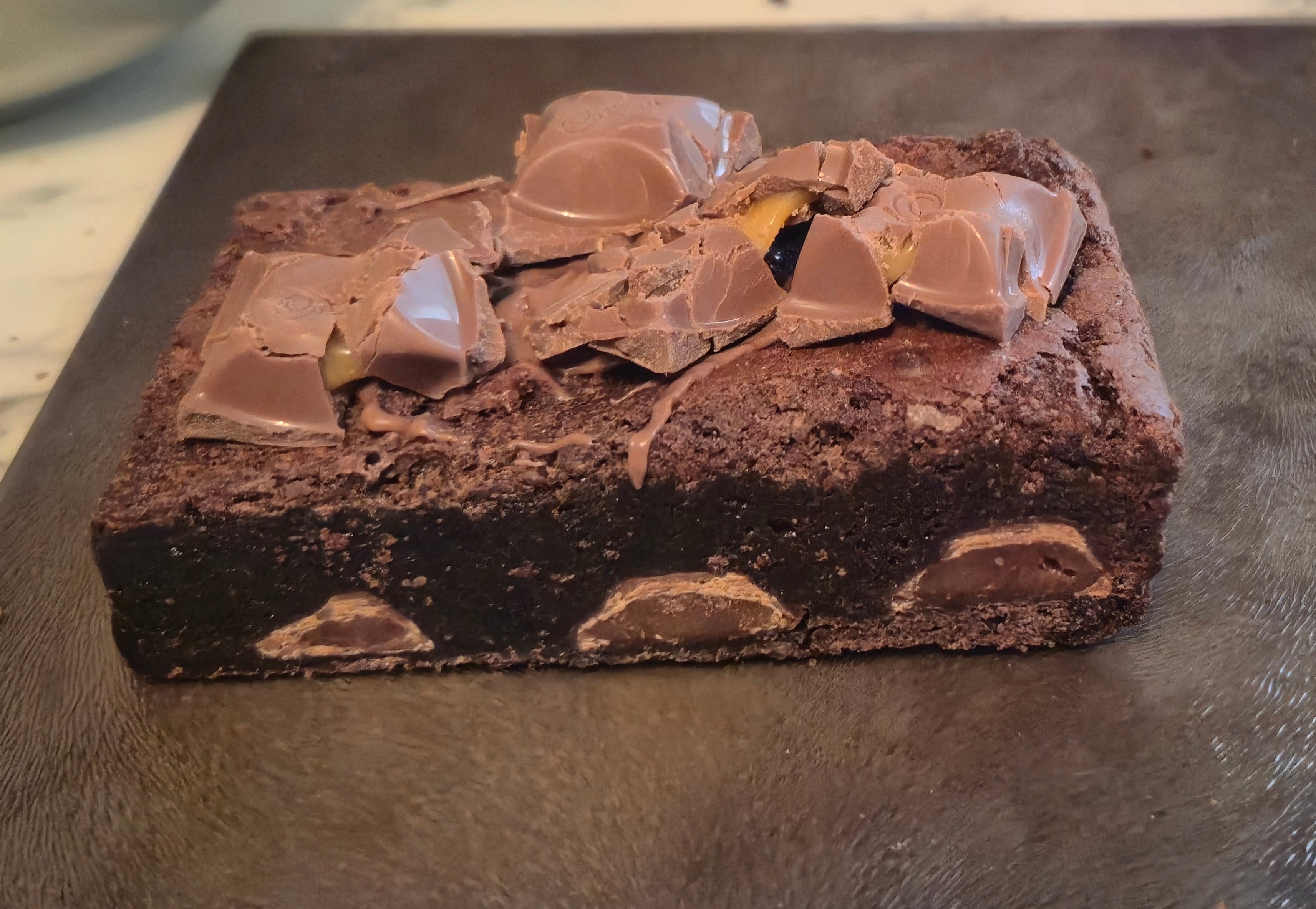 Cadbury caramel brownie