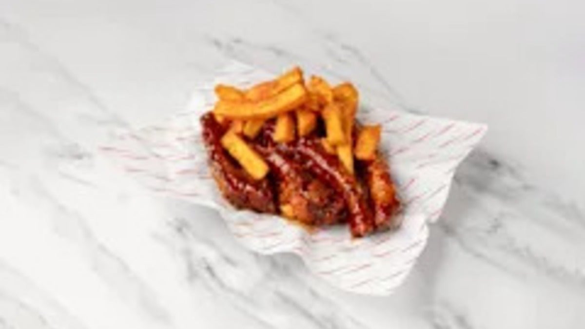 Bobs BBQ Pork Spare Ribs 'n Chips