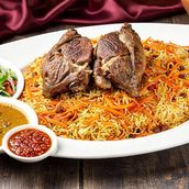 Afghani Pulao With Meat