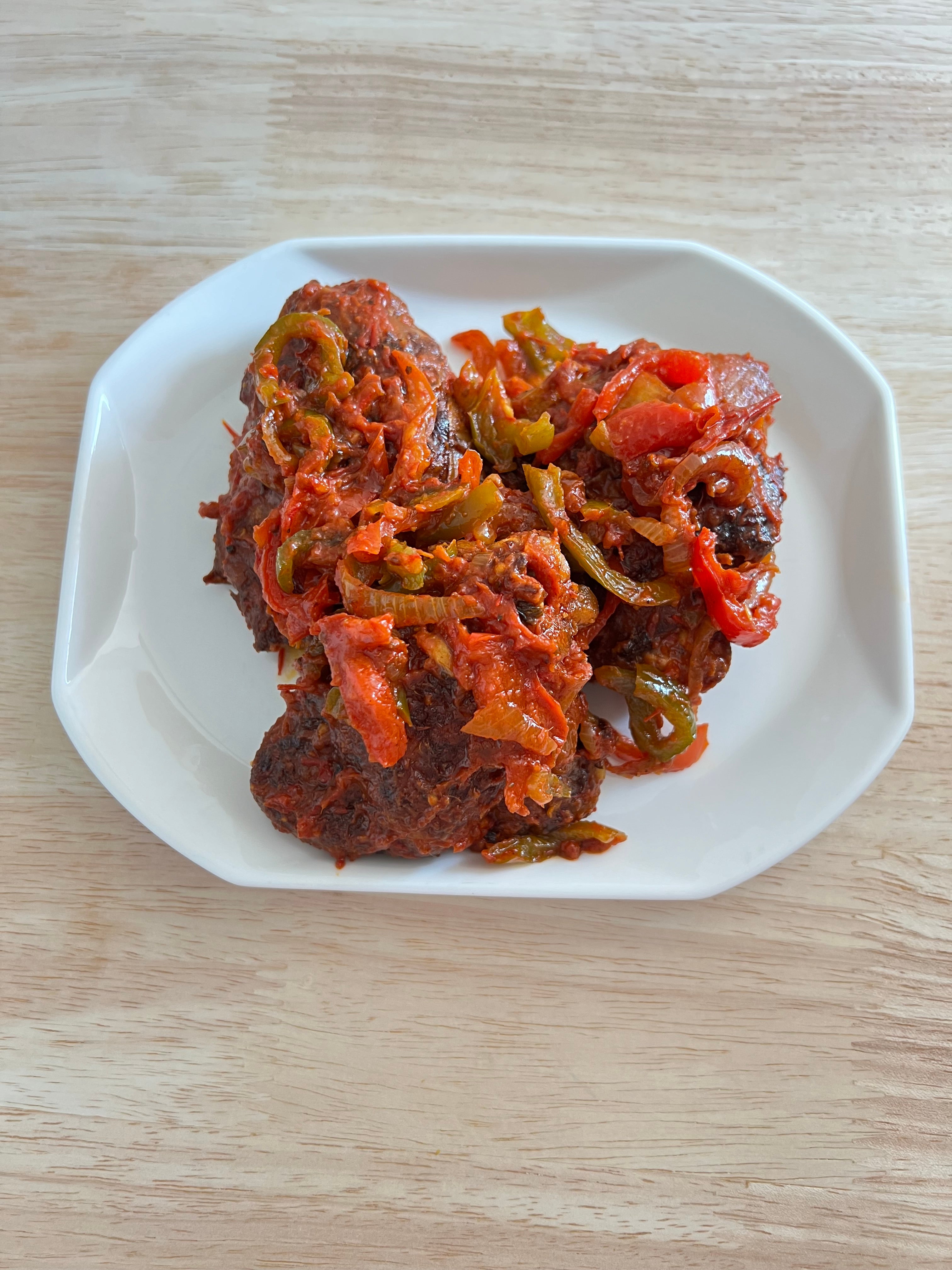 Grilled peppered Goat Meat