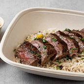 Prime Steak With Pilaf Rice