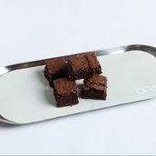Sea Salt Brownie Cubes 