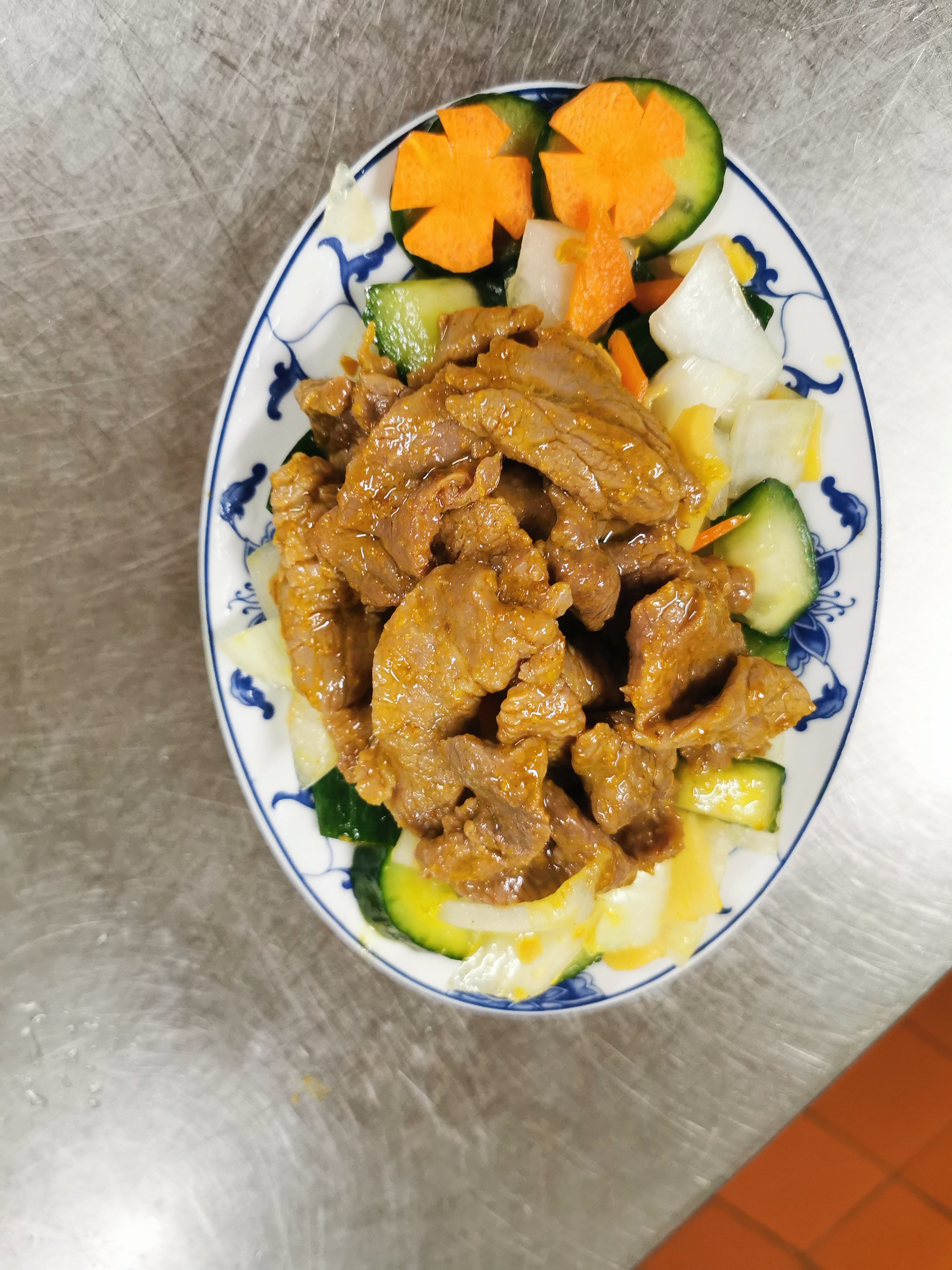 116B. Fried Beef with Satay Sauce沙爹牛肉