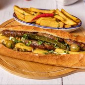 Keftaji Merguez Baguette Sandwich