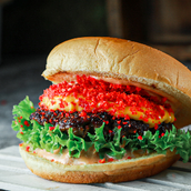 Special Beef Burger With Cheetos
