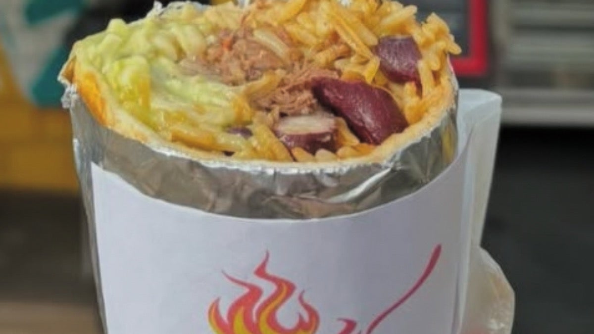 Beef Spicy Burrito, Chips, and Coca-Cola