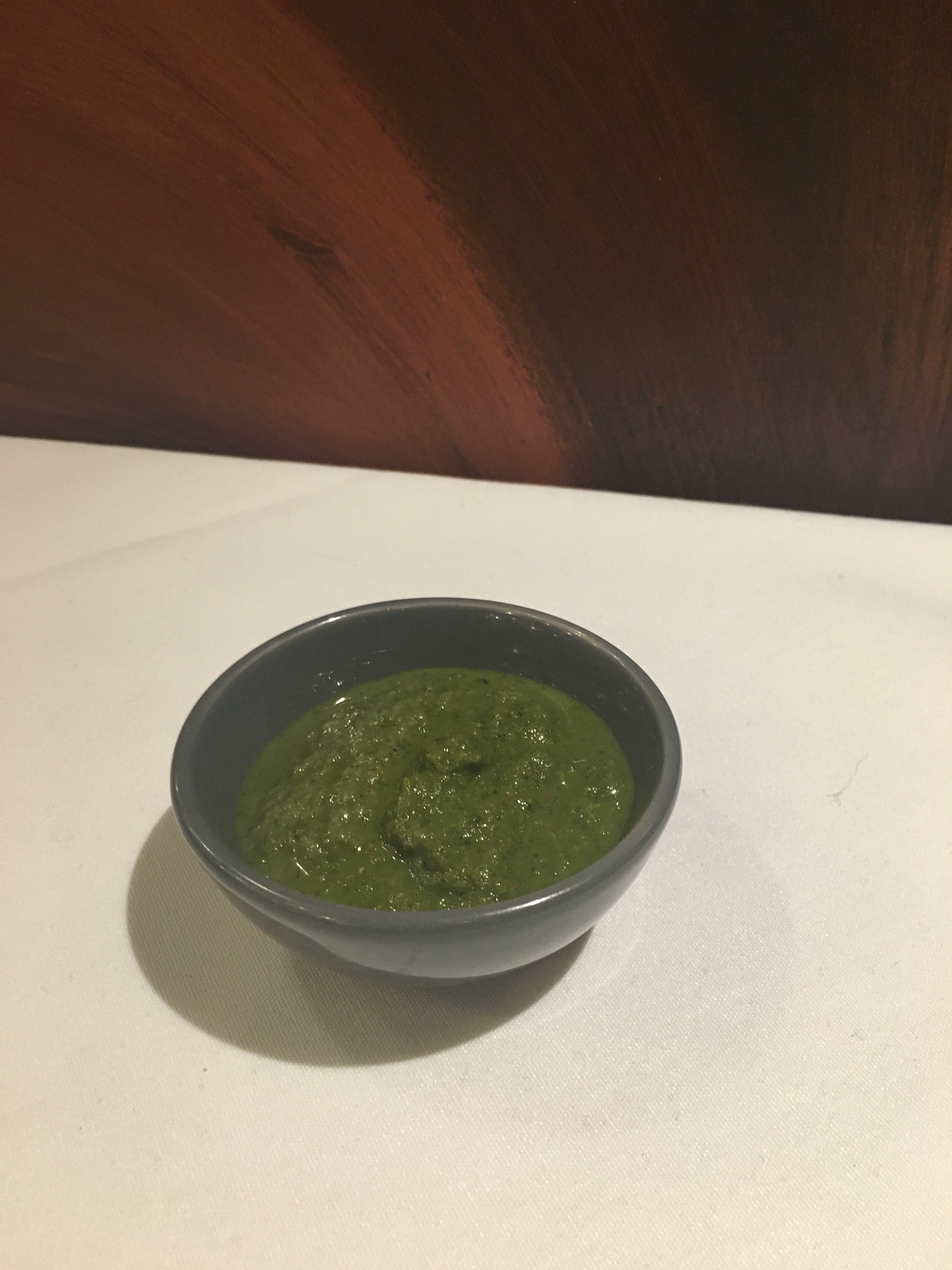 Green chilli mint sauce