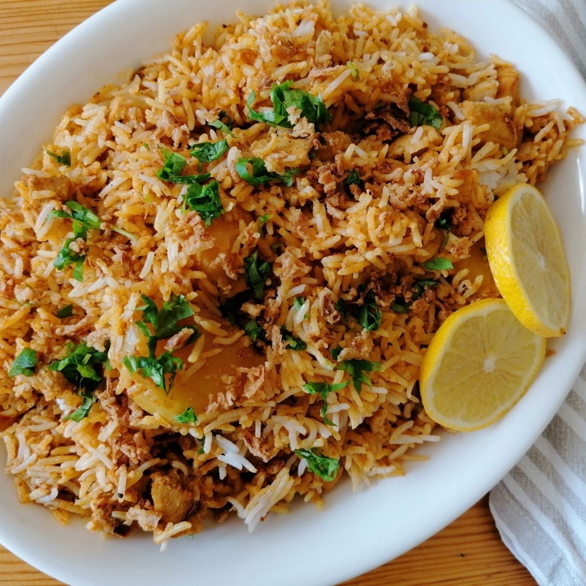 61 Pink Garlic Special Biryani