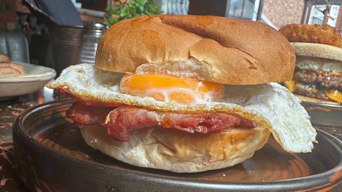 Bacon and Egg Barm