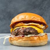 Eggy Biggy Beef Burger