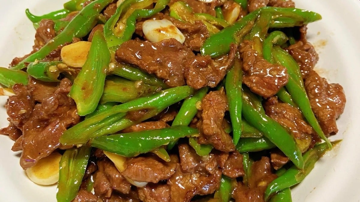 尖椒炒牛肉