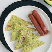 Avocado Toast with Grilled Chicken Sausage