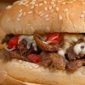 Special Burger Shawarma Sandwich