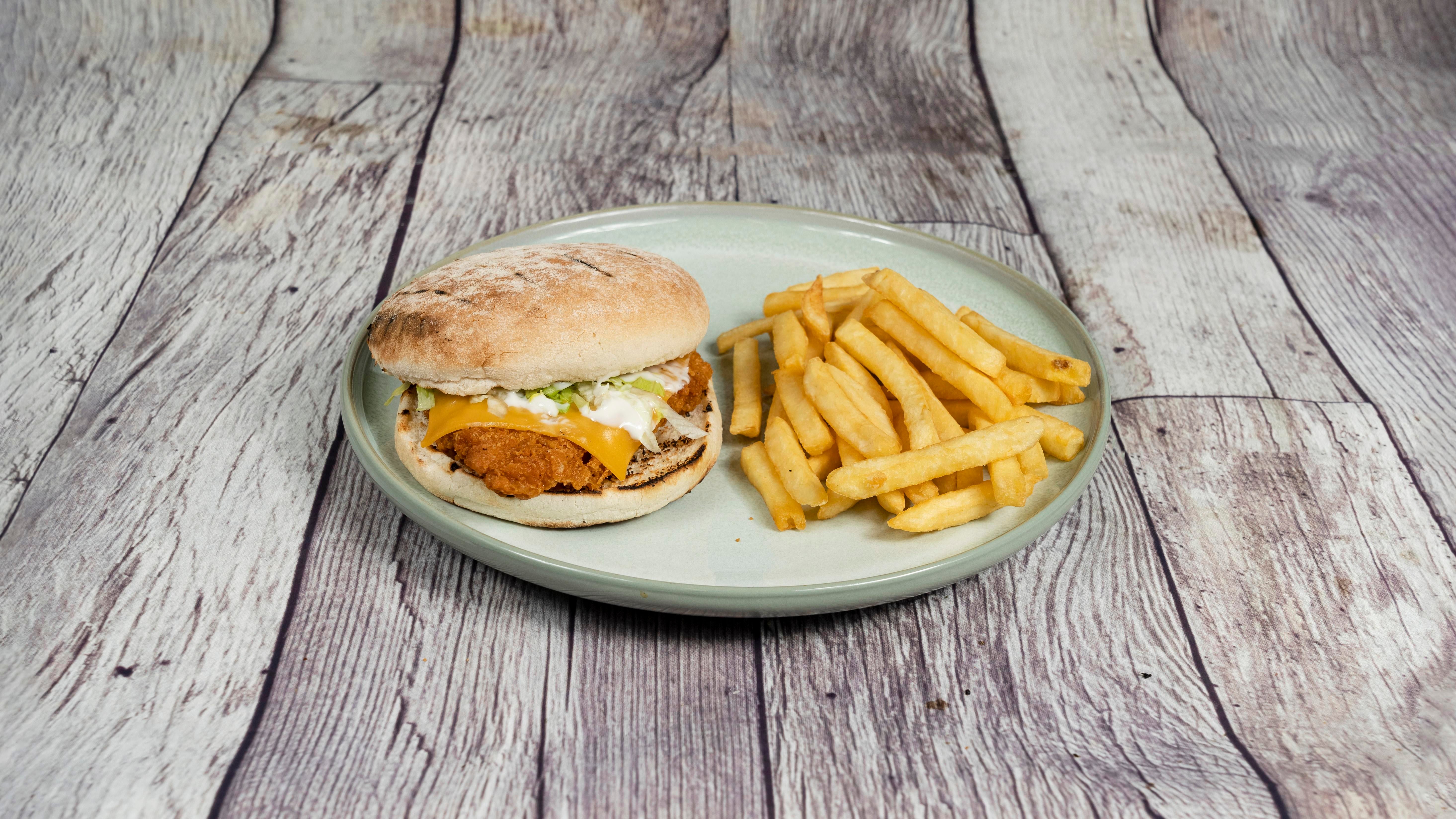 Breaded Chicken Zinger Burger