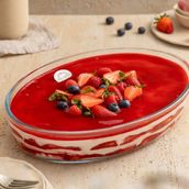 Mixed Berry And Strawberry in Pyrex 
