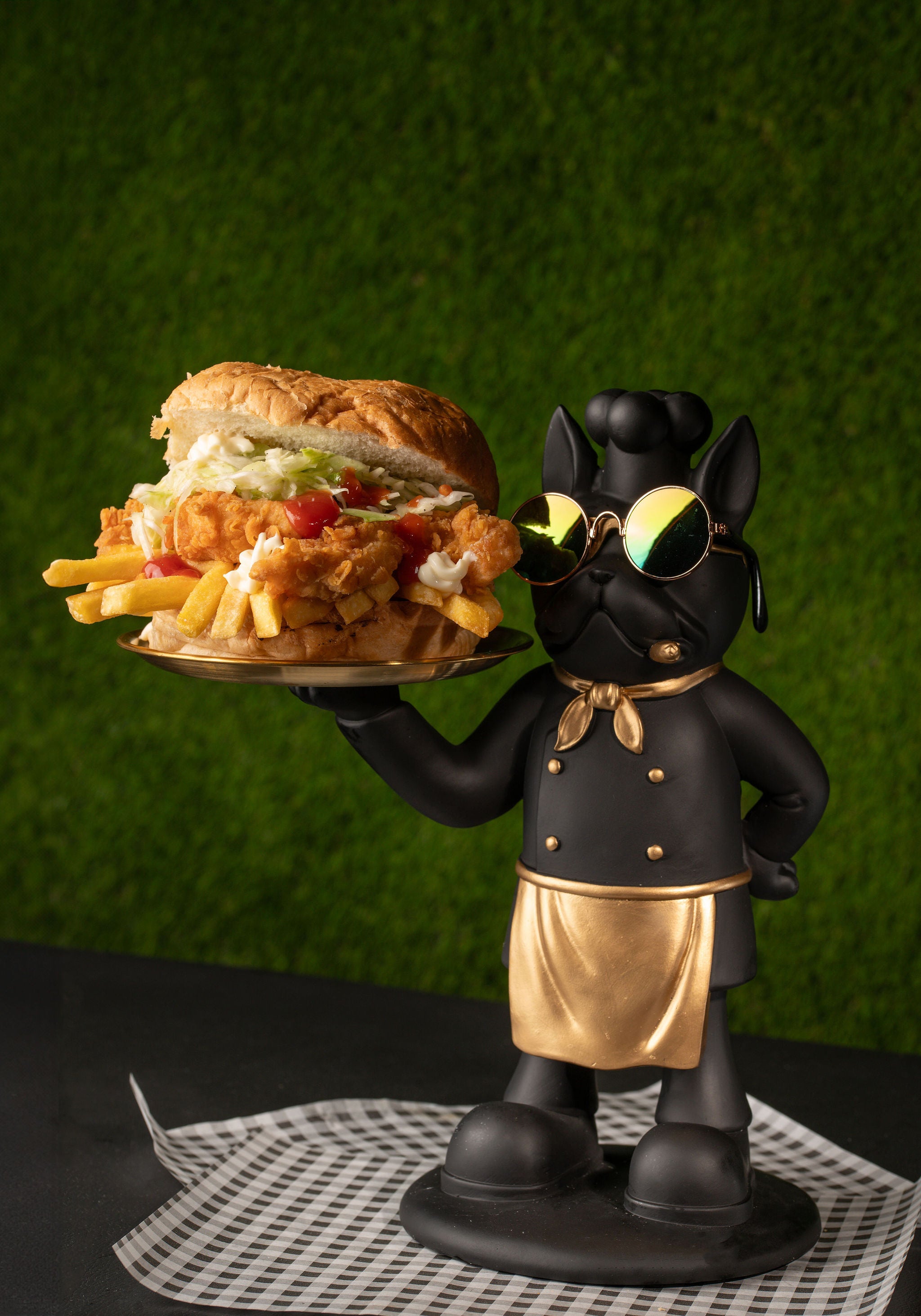 Crispy Strips Burger and Drink
