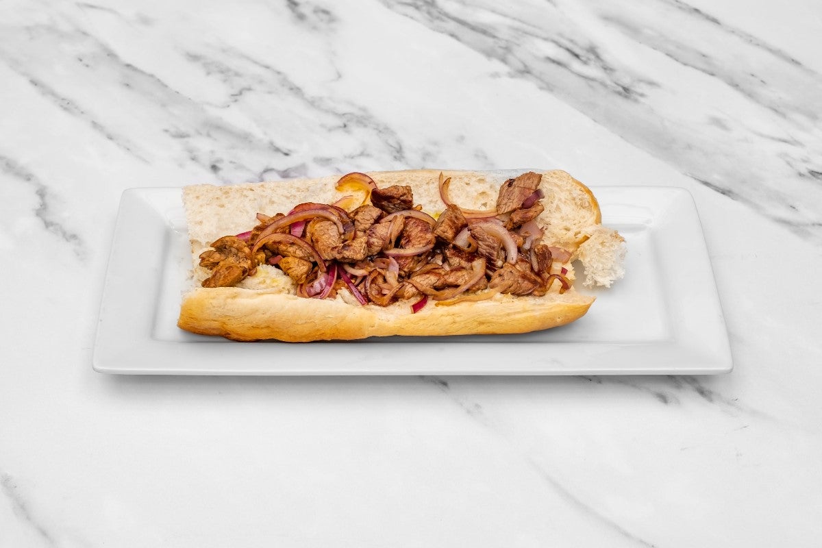 Steak, Onion & Cheese Baguette