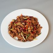 Fried Chilli Chicken with Peanuts