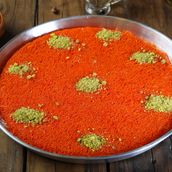 Kunafa Rough Red with cheese 