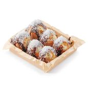 Chocolate & Coconut Cream Cheese Rolls 6 pcs Pizza dough 8 inch