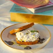 Labneh Zaatar Sandwich