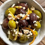 Marinated mixed Lebanese olives