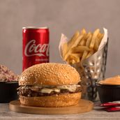 B Mushroom Burger Meal