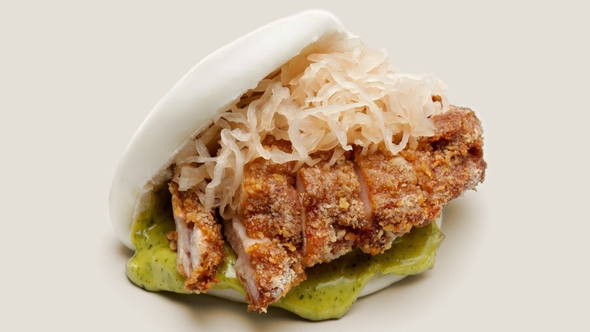 Oven-Fried Chicken bao