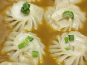 Chicken Momo's With Curry 